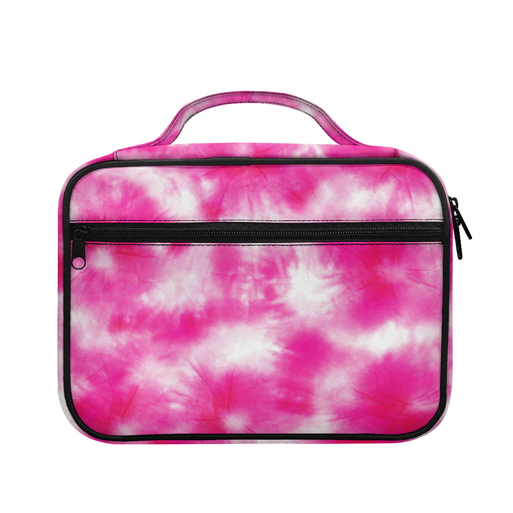 Pink Shibori Tie Dye Print Briefcase Bible Bag