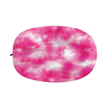 Pink Shibori Tie Dye Print Car Side Mirror Covers