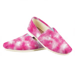 Pink Shibori Tie Dye Print Casual Shoes
