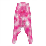 Pink Shibori Tie Dye Print Hammer Pants