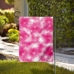 Pink Shibori Tie Dye Print House Flag