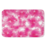 Pink Shibori Tie Dye Print Indoor Door Mat