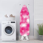 Pink Shibori Tie Dye Print Ironing Board Cover