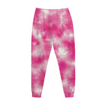 Pink Shibori Tie Dye Print Jogger Pants