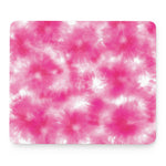 Pink Shibori Tie Dye Print Mouse Pad