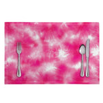 Pink Shibori Tie Dye Print Placemat