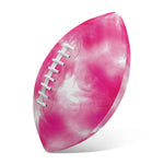Pink Shibori Tie Dye Print Rugby Ball