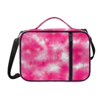 Pink Shibori Tie Dye Print Shoulder Strap Bible Bag