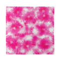 Pink Shibori Tie Dye Print Silk Bandana