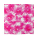 Pink Shibori Tie Dye Print Silk Bandana