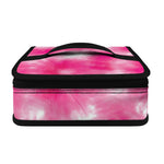 Pink Shibori Tie Dye Print Small Lunch Bag