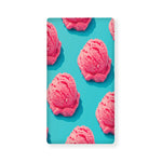 Pink Strawberry Ice Cream Print Baby Crib Sheet