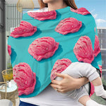 Pink Strawberry Ice Cream Print Baby Seat Cover