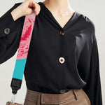 Pink Strawberry Ice Cream Print Bag Strap