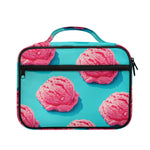 Pink Strawberry Ice Cream Print Briefcase Bible Bag