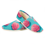 Pink Strawberry Ice Cream Print Casual Shoes