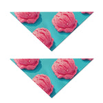 Pink Strawberry Ice Cream Print Dog Bandana