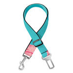 Pink Strawberry Ice Cream Print Dog Seat Belt