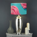 Pink Strawberry Ice Cream Print Drum Lamp Shade