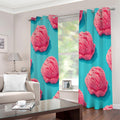 Pink Strawberry Ice Cream Print Extra Wide Grommet Curtains