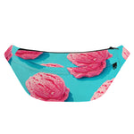 Pink Strawberry Ice Cream Print Fanny Pack