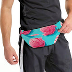 Pink Strawberry Ice Cream Print Fanny Pack
