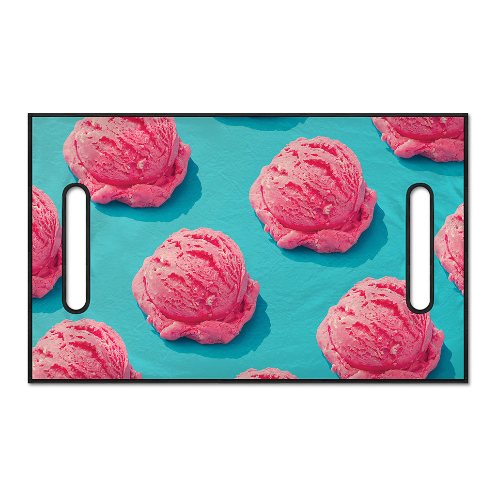 Pink Strawberry Ice Cream Print Golf Cart Seat Cover