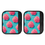 Pink Strawberry Ice Cream Print Handle Covers