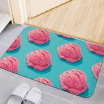 Pink Strawberry Ice Cream Print Indoor Door Mat