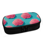 Pink Strawberry Ice Cream Print Insulin Cooler Travel Case
