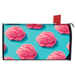 Pink Strawberry Ice Cream Print Mailbox Cover