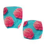 Pink Strawberry Ice Cream Print Office Chair Cover