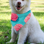 Pink Strawberry Ice Cream Print Over The Collar Dog Bandana