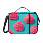 Pink Strawberry Ice Cream Print Shoulder Strap Bible Bag