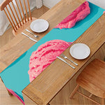 Pink Strawberry Ice Cream Print Table Runner