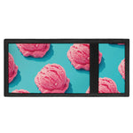 Pink Strawberry Ice Cream Print Trifold Wallet