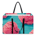 Pink Strawberry Ice Cream Print Utility Tote Bag