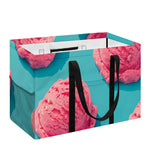 Pink Strawberry Ice Cream Print Utility Tote Bag