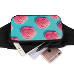 Pink Strawberry Ice Cream Print Waist Bag