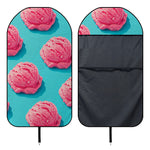 Pink Strawberry Ice Cream Print Waterproof Car Seat Cover