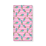 Pink Striped Ice Cream Pattern Print Baby Crib Sheet