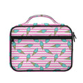 Pink Striped Ice Cream Pattern Print Briefcase Bible Bag