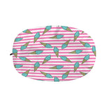 Pink Striped Ice Cream Pattern Print Car Side Mirror Covers
