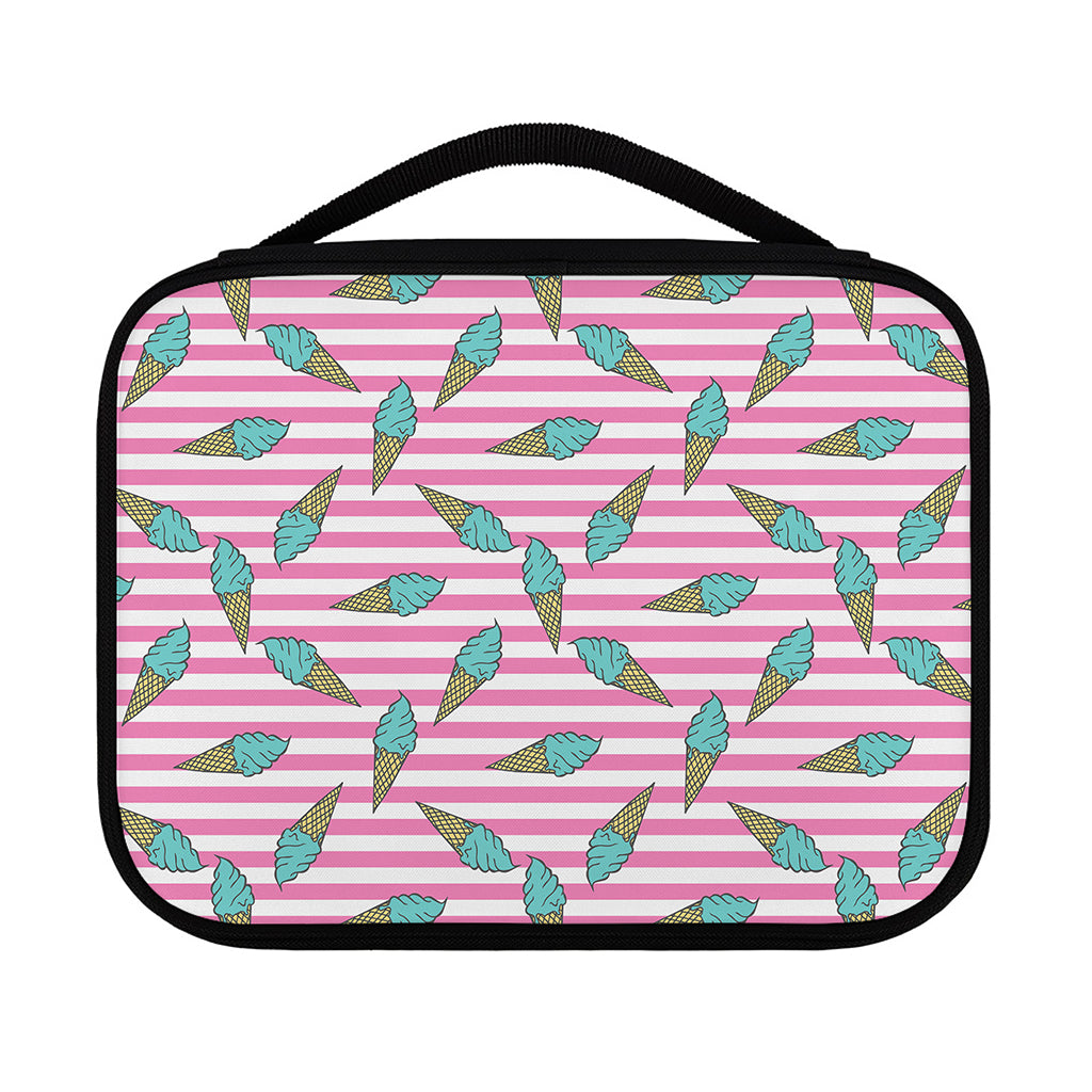 Pink Striped Ice Cream Pattern Print Classic Bible Case