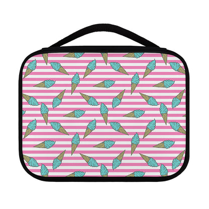 Pink Striped Ice Cream Pattern Print Classic Bible Case