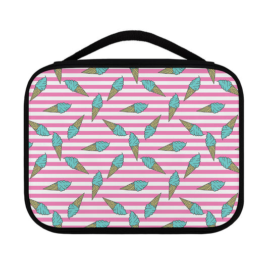 Pink Striped Ice Cream Pattern Print Classic Bible Case