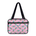 Pink Striped Ice Cream Pattern Print Double Strap Bible Bag