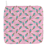 Pink Striped Ice Cream Pattern Print Hand Towel