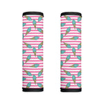 Pink Striped Ice Cream Pattern Print Handle Covers