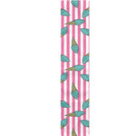 Pink Striped Ice Cream Pattern Print Table Runner